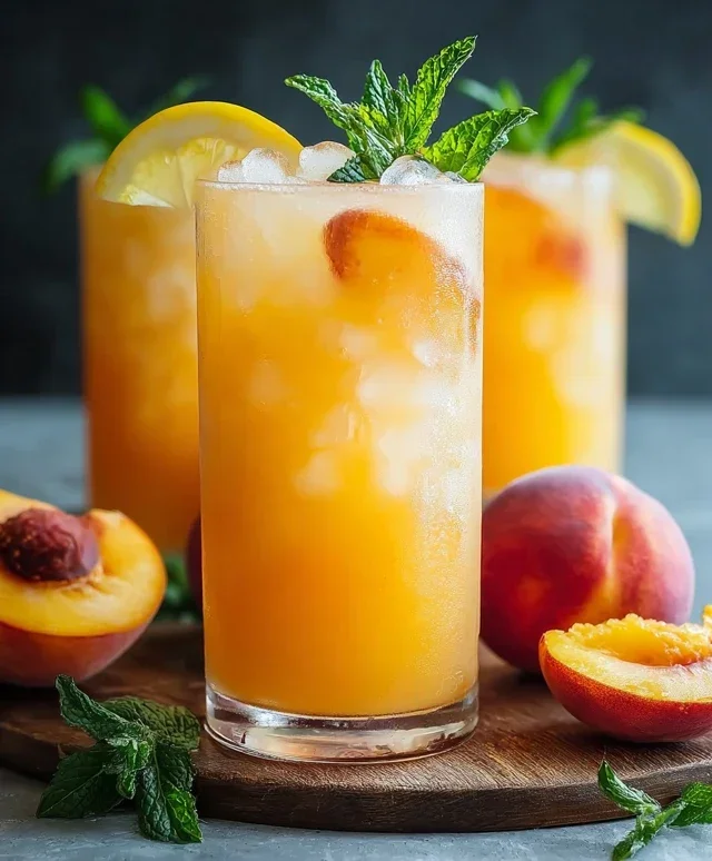 Refreshing Peach Lemonade