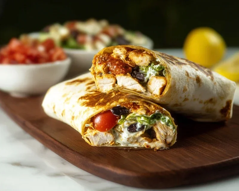 Chipotle Ranch Grilled Chicken Burrito