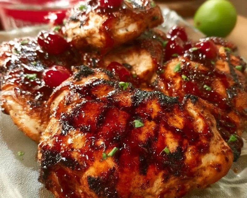 Cherry Dr. Pepper Grilled Chicken