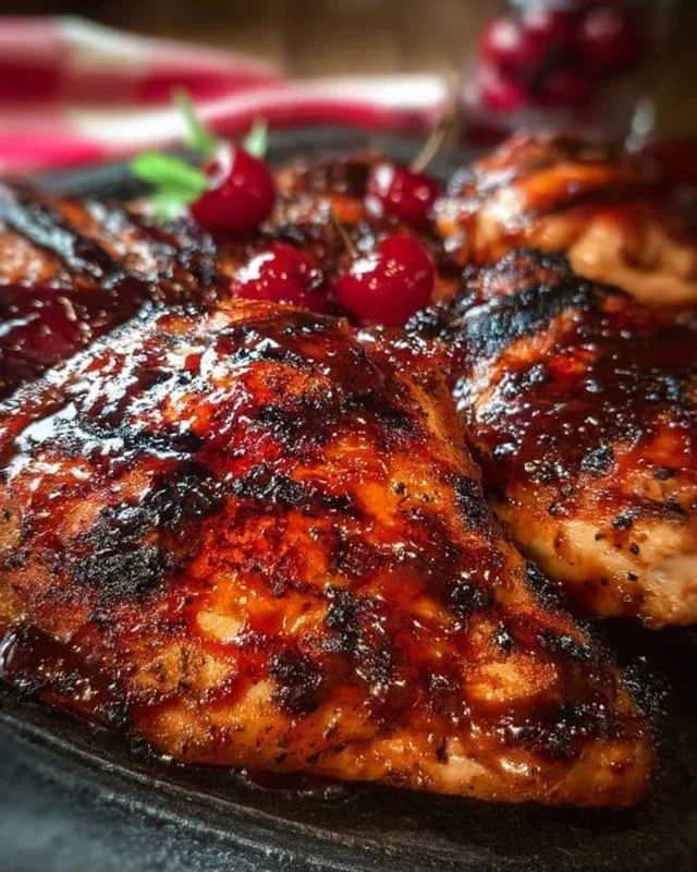 Cherry Dr. Pepper Grilled Chicken