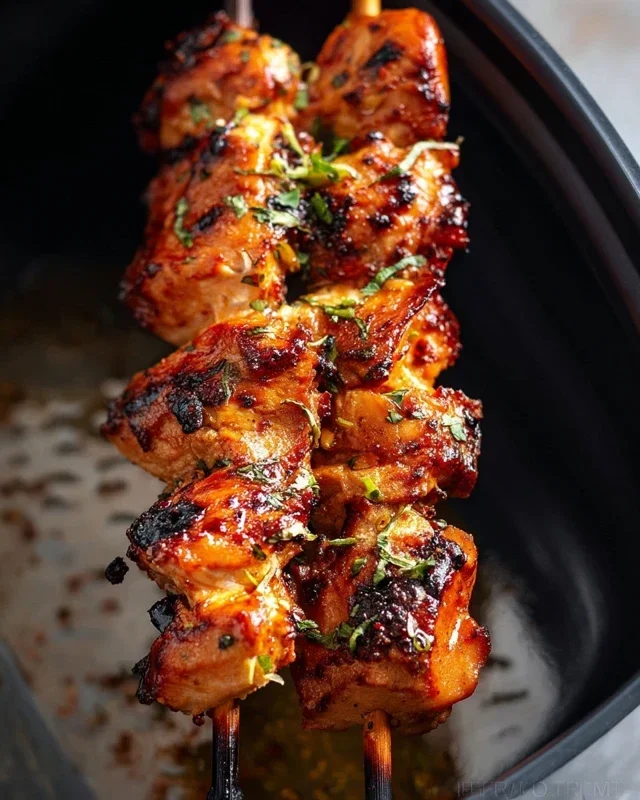 Bang Bang Chicken Skewers