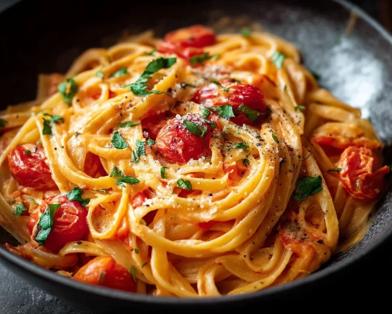 Easy One Pot Creamy Tomato Pasta