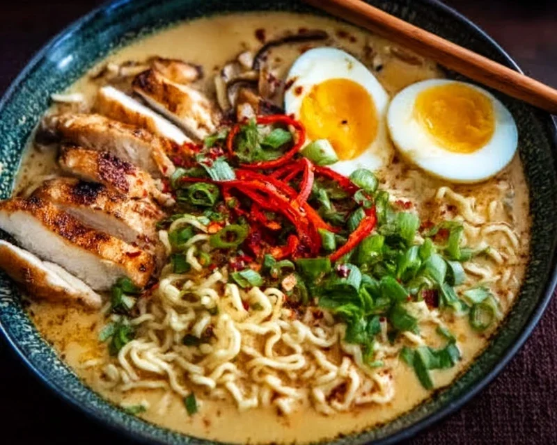 Creamy Garlic Chicken Ramen: An Incredible Ultimate Recipe