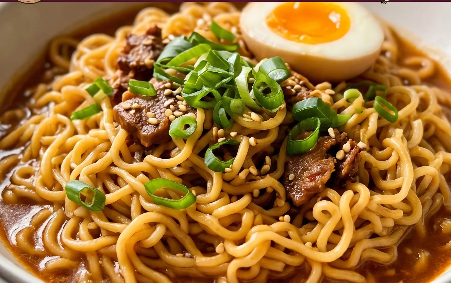Easy Saucy Ramen Noodles