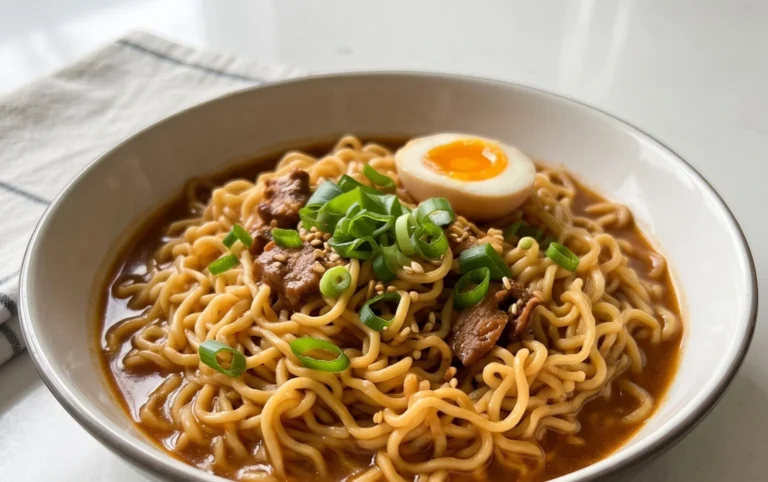 Easy Saucy Ramen Noodles