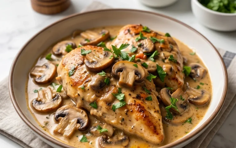 Creamy Mushroom Chicken Recipe