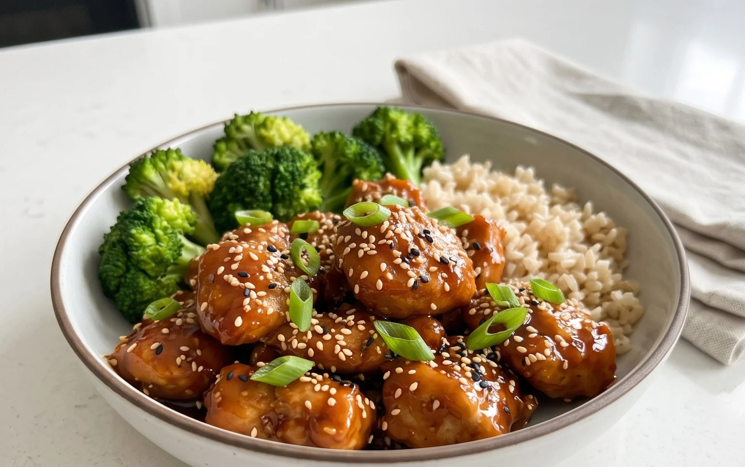 Healthy Sesame Chicken