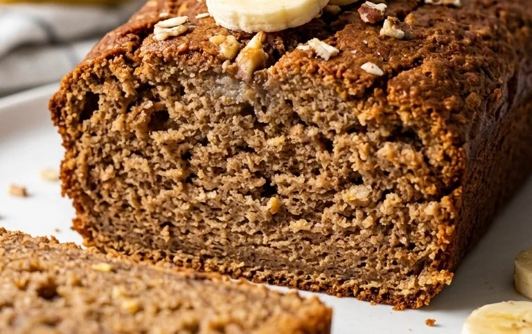 Healthy 5-Ingredient Flourless Banana Bread