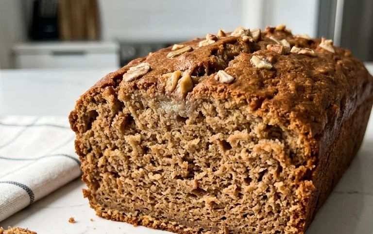 Healthy 5-Ingredient Flourless Banana Bread