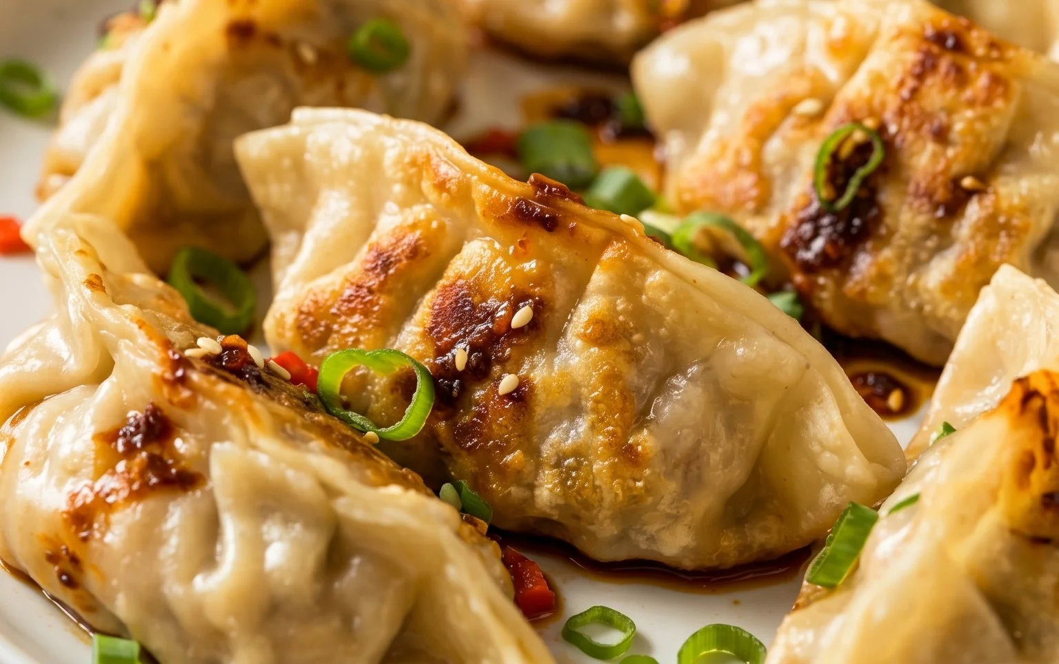 Chicken Potstickers (Pan Fried Dumplings)