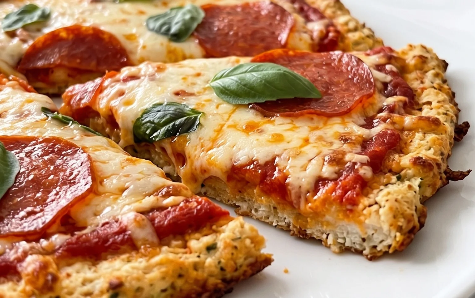 Chicken Crust Pizza (Low Carb + High Protein