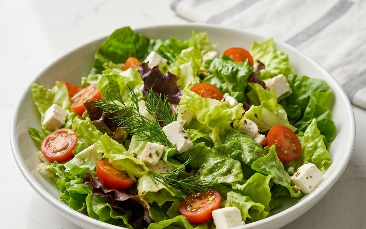 Maroulosalata (Greek Lettuce Salad)