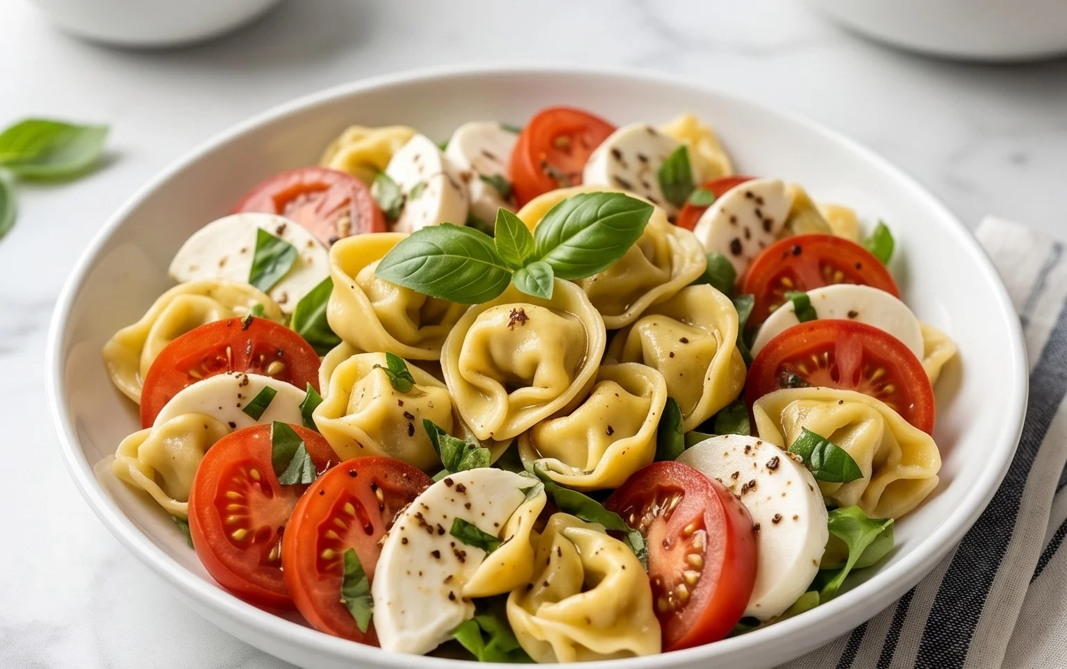 Tortellini Caprese Salad