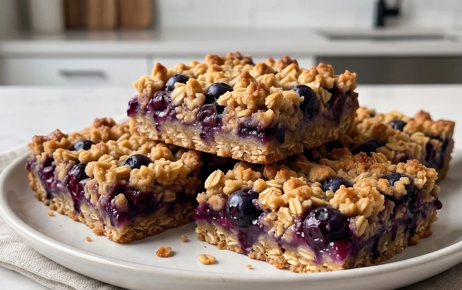 Blueberry Oatmeal Bars