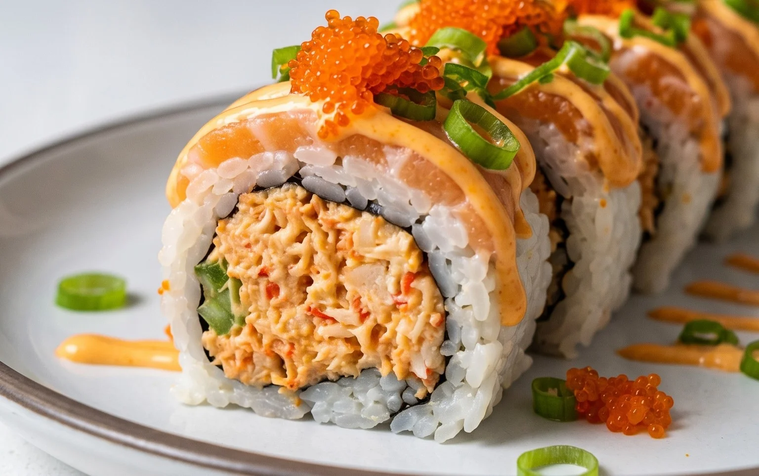 Kani Sushi (Spicy Crab Roll)