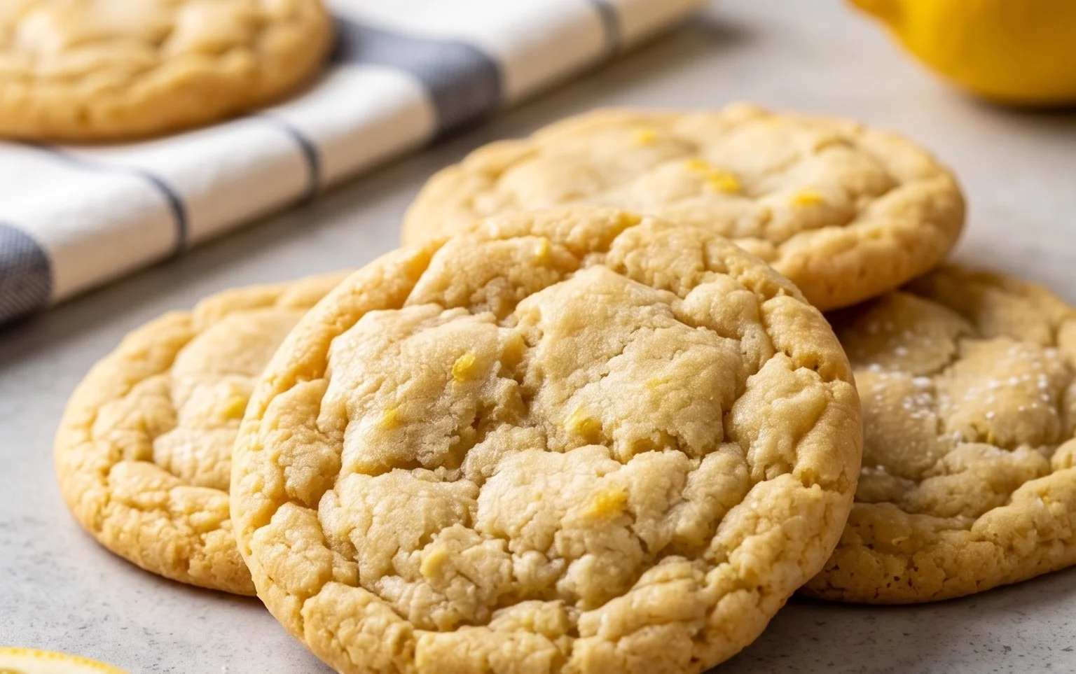 Soft & Chewy Lemon Cookies