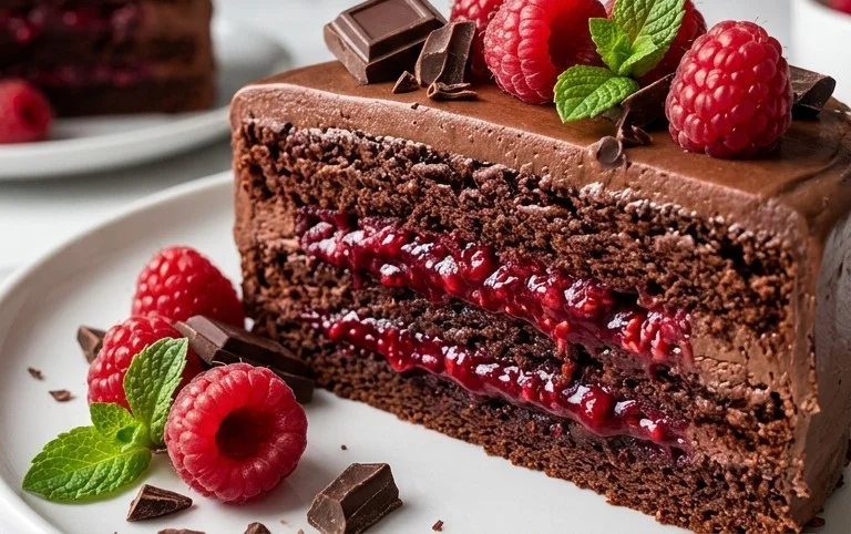Chocolate Raspberry Cake