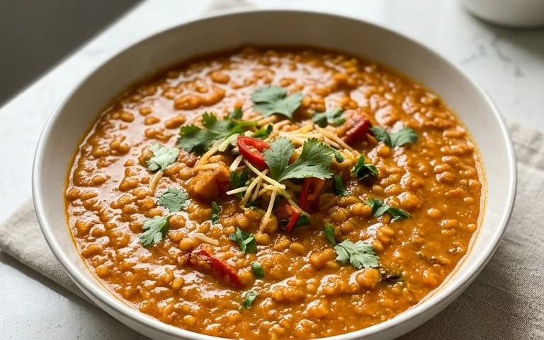 Spicy Red Lentil Curry
