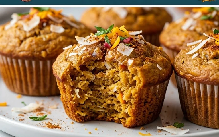 Anti-Inflammatory Coconut and Sweet Potato Muffin Recipe