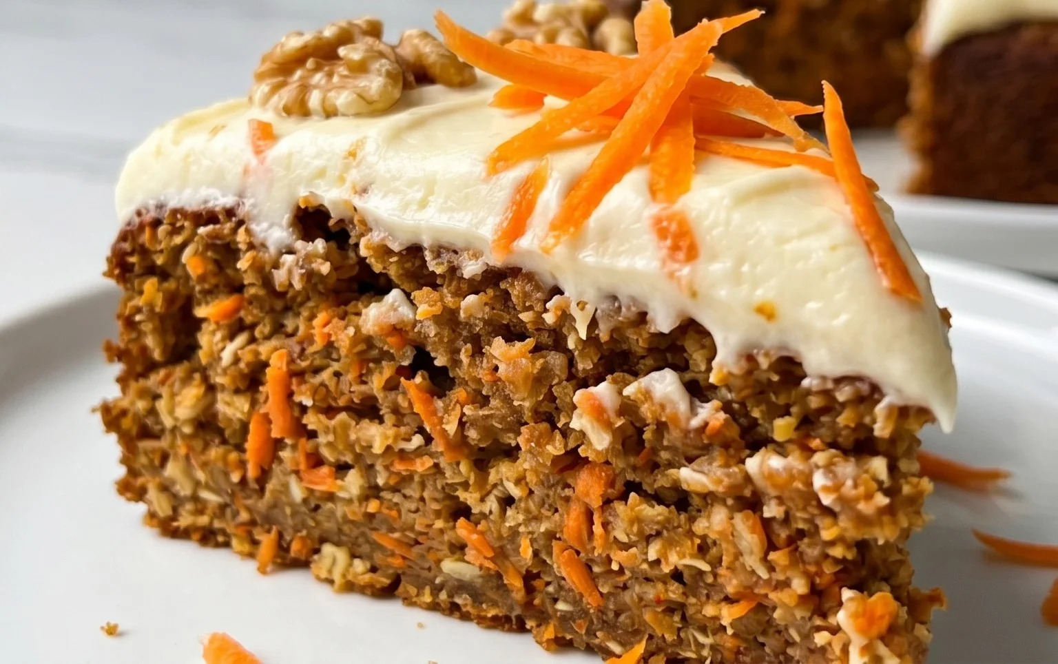 Easy Flourless Oatmeal Carrot Cake Recipe