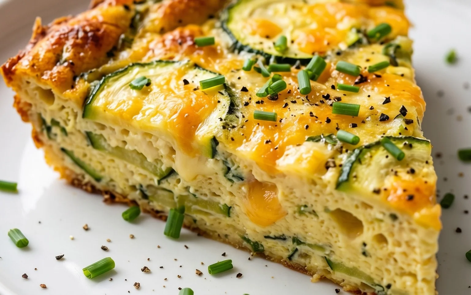 Crustless Zucchini Quiche Recipe