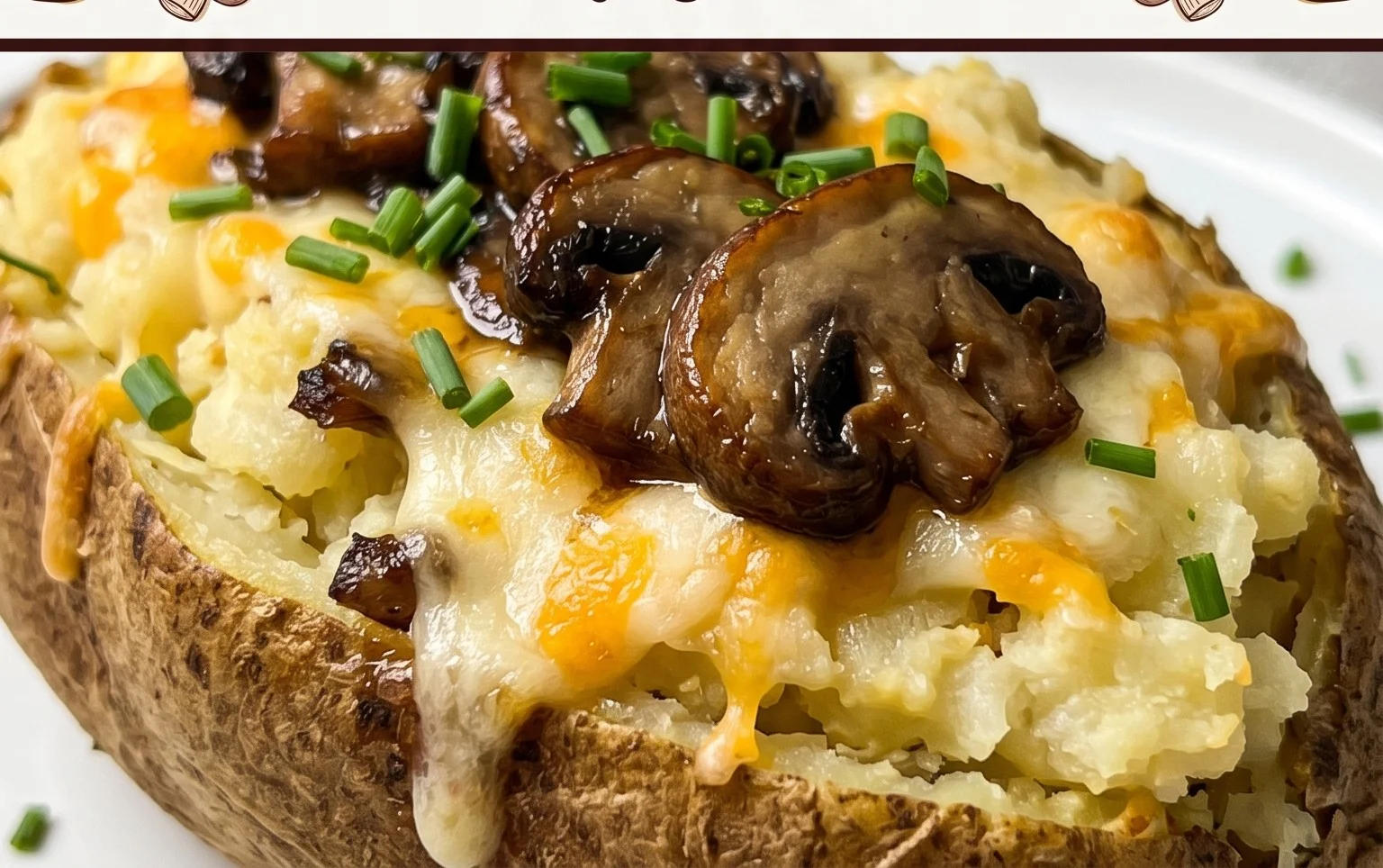 The Ultimate Stuffed Baked Potatoes with Mushrooms