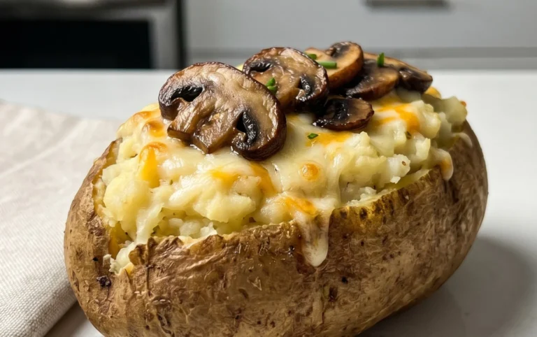 The Ultimate Stuffed Baked Potatoes with Mushrooms