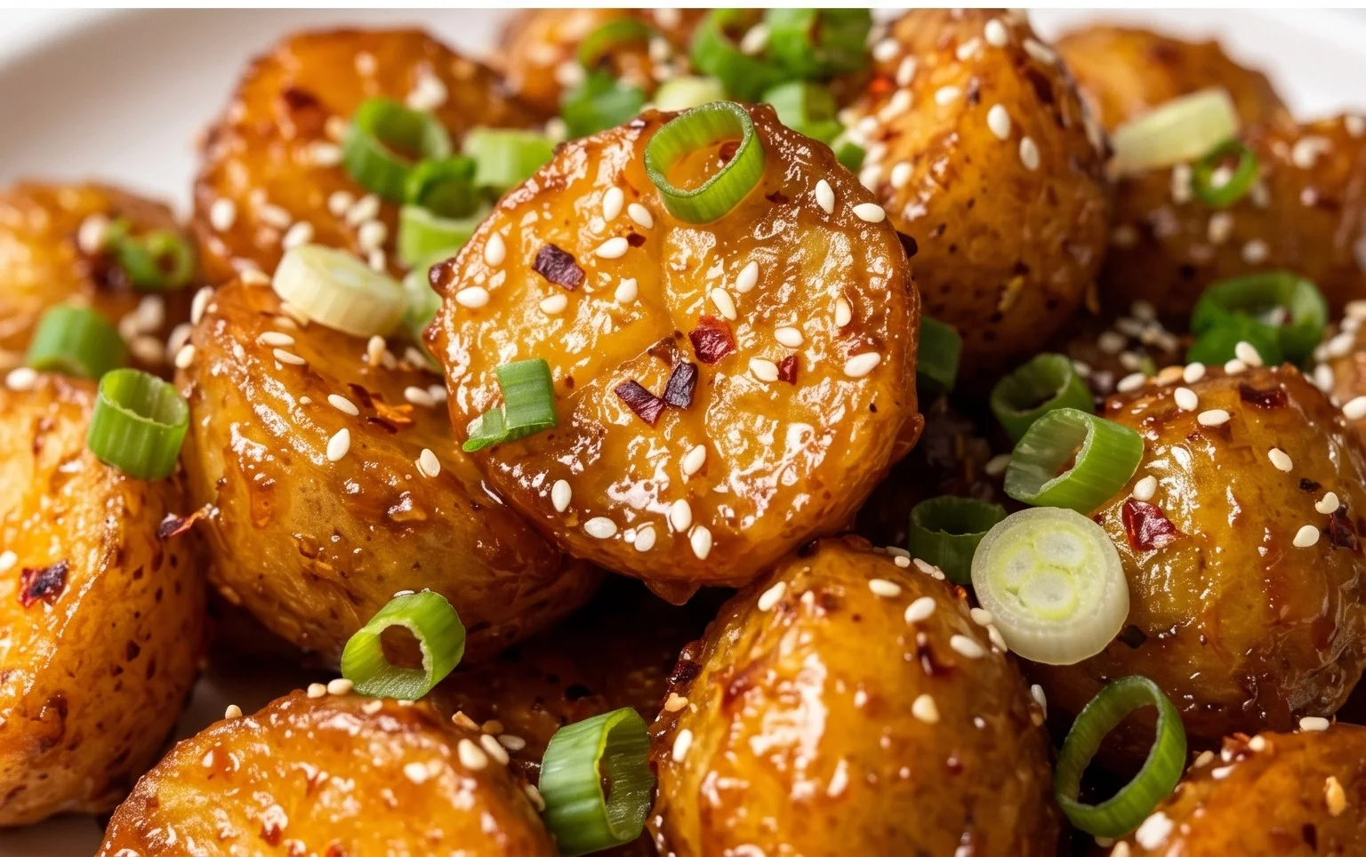 Crispy Honey Chilli Potatoes