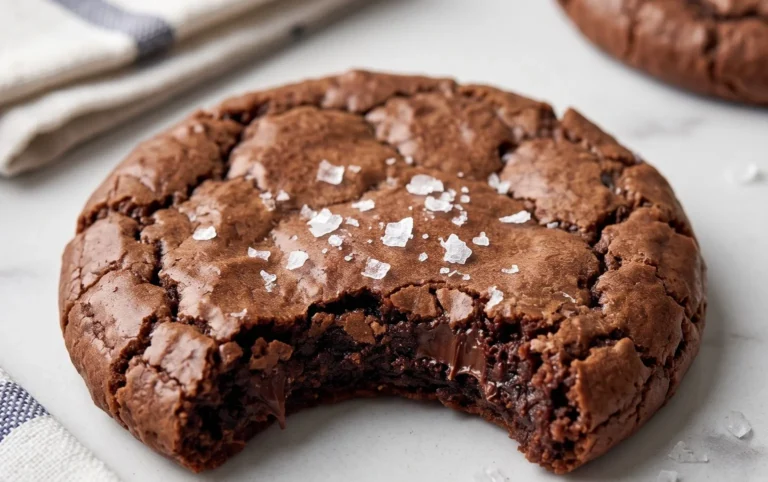Salted Brownie Cookies