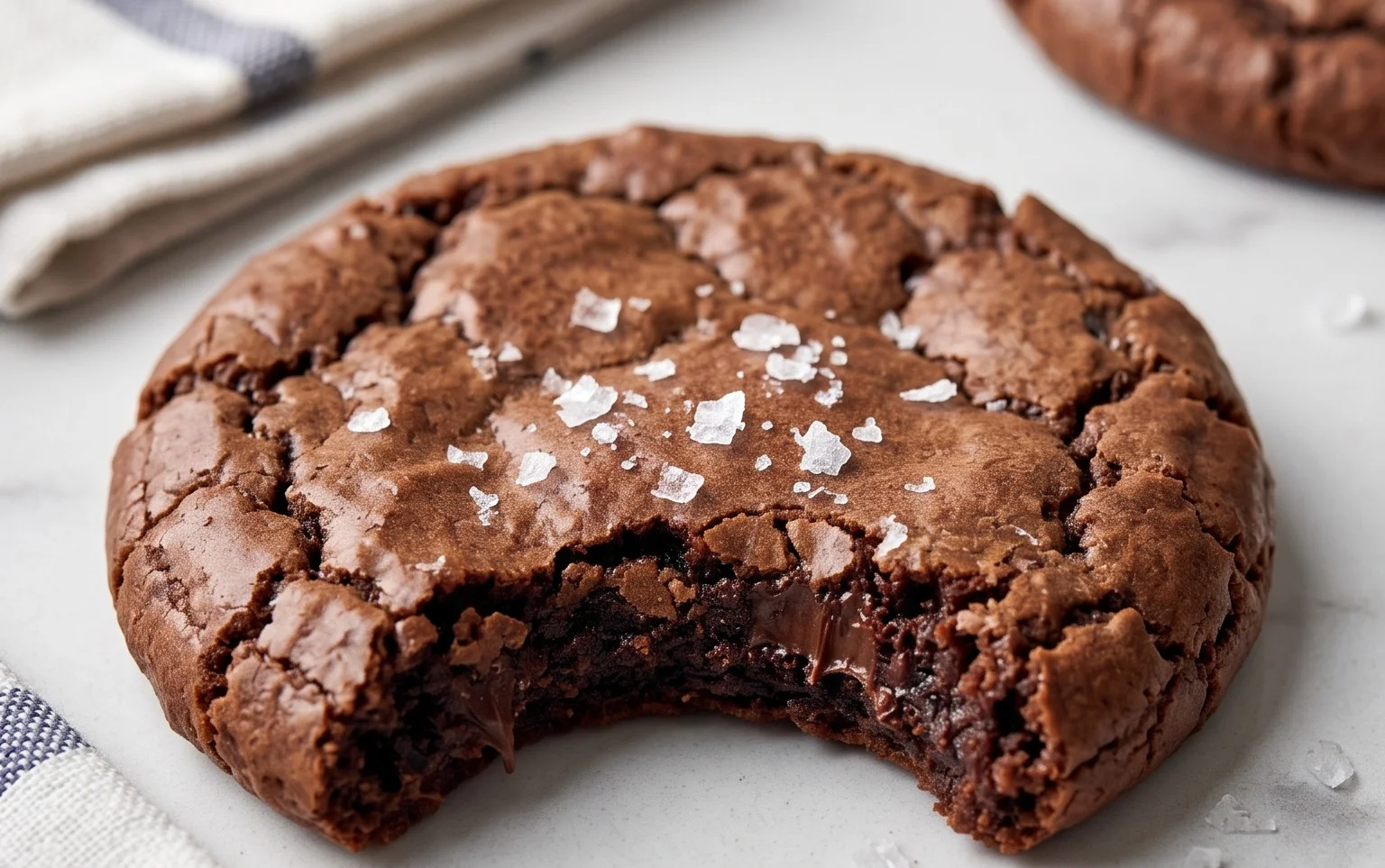 Salted Brownie Cookies
