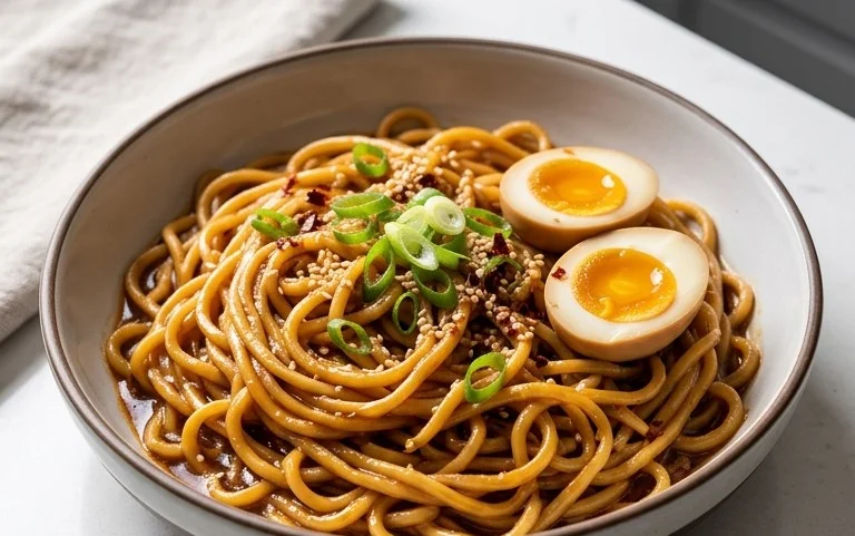 Easy Saucy Ramen Noodles