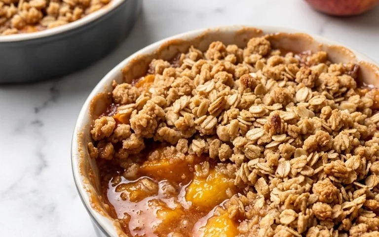 Fresh Peach Crisp Recipe