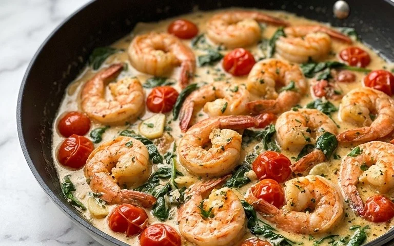 Tuscan Shrimp (One-Pan, 30-Minute Dinner)