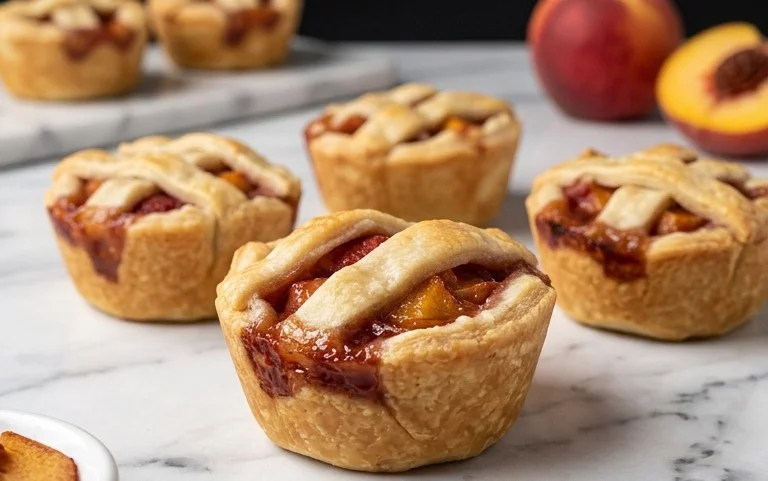Strawberry Peach Pie Bites