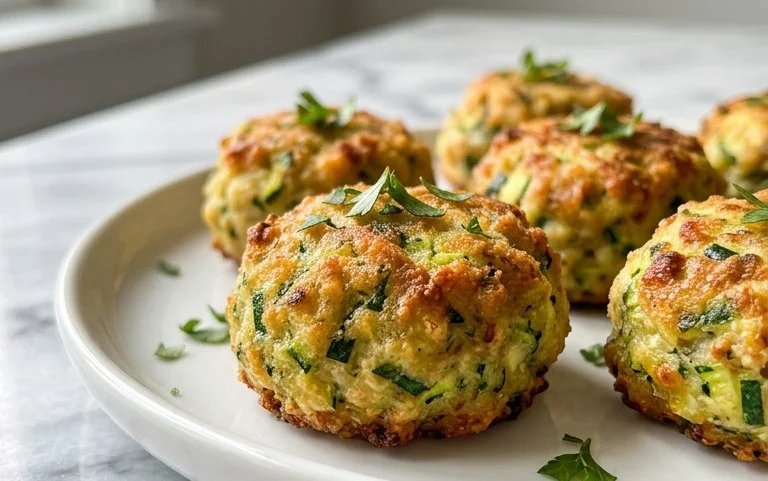 Zucchini Garlic Bites