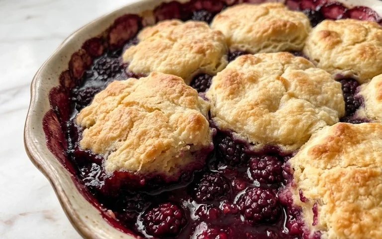The Pioneer Women's Blackberry Cobbler