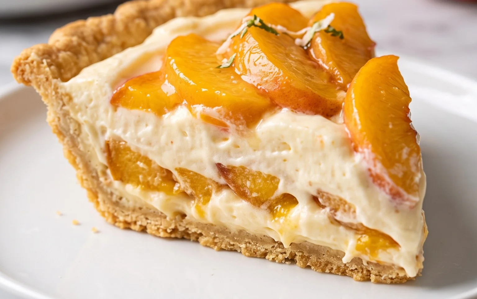 Peaches and Cream Pie