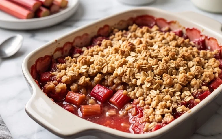 Easy Rhubarb Crisp