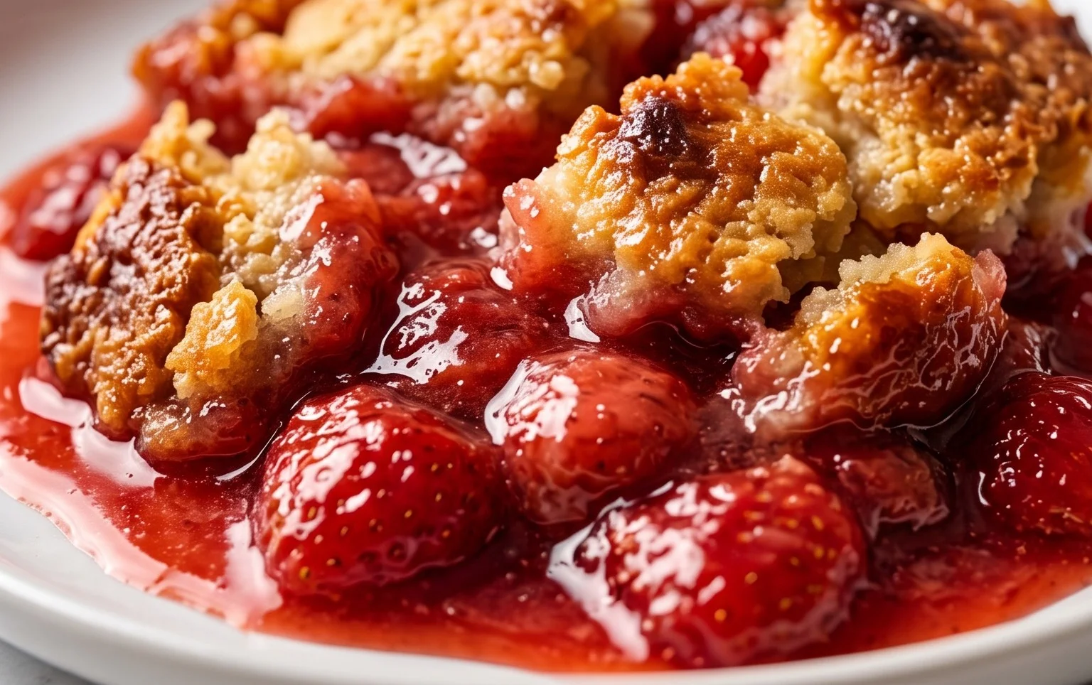 Strawberry Cobbler