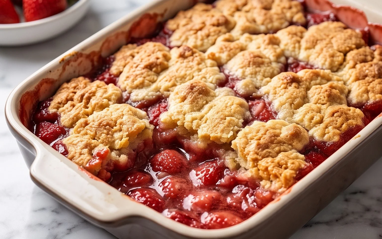 Strawberry Cobbler