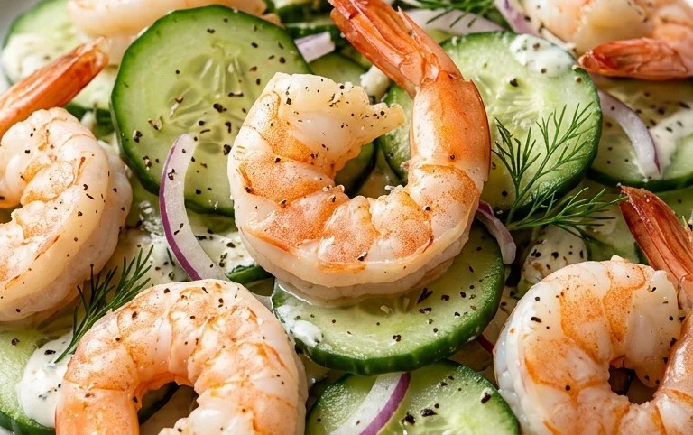 Cucumber Shrimp Salad