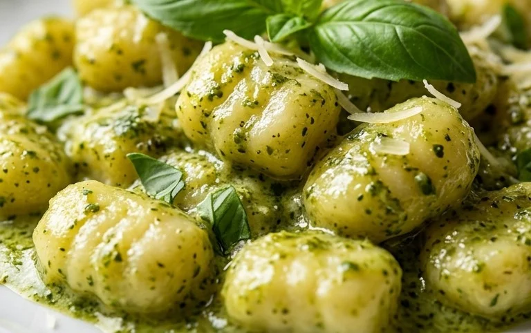 Creamy Pesto Gnocchi