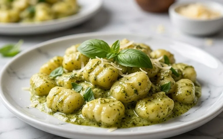 Creamy Pesto Gnocchi