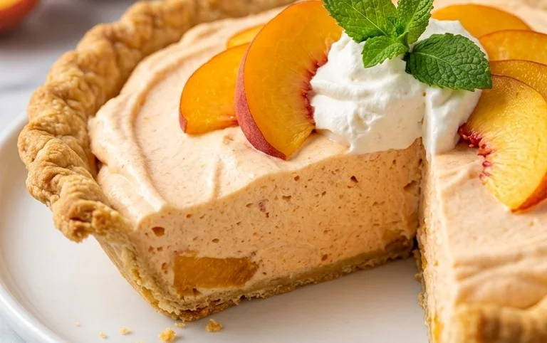 Peach Chiffon Pie