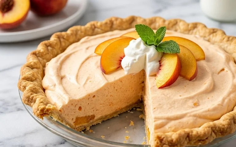 Peach Chiffon Pie