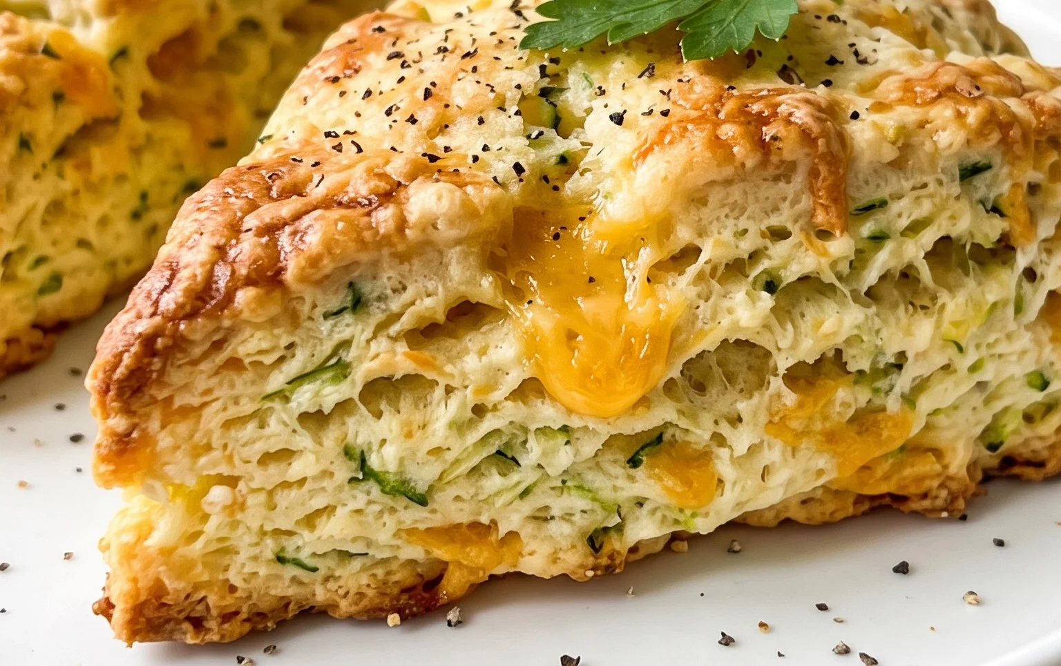 Zucchini Cheddar Scones
