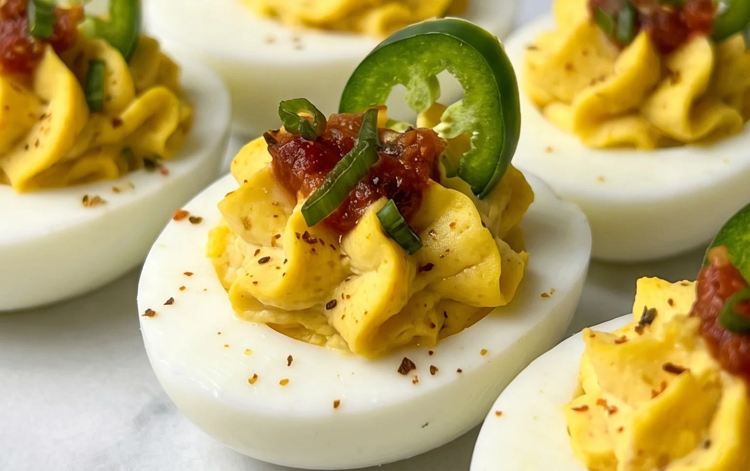 Jalapeno Popper Deviled Eggs