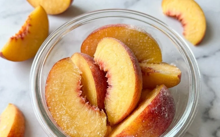 Freezing Peaches, How to Easily Freeze Peaches