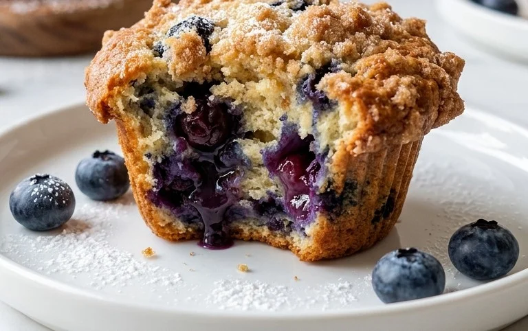 Homemade Blueberry Muffins