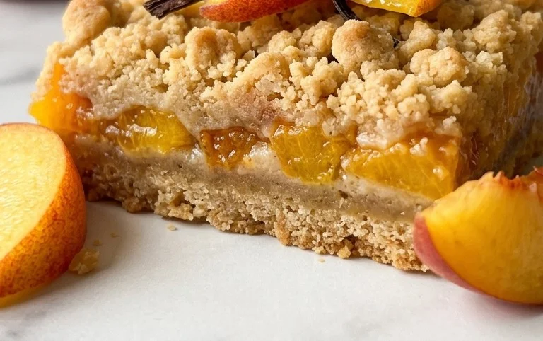 Fresh Peach Crum extractb Bars